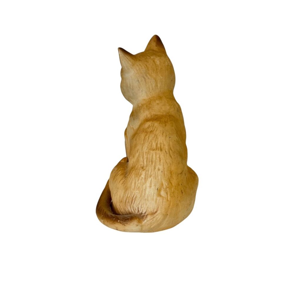 This charming pieceVintage Japan Porcelain Yellow Cat Captivating Eyes Figurines - Picture 7 of 12